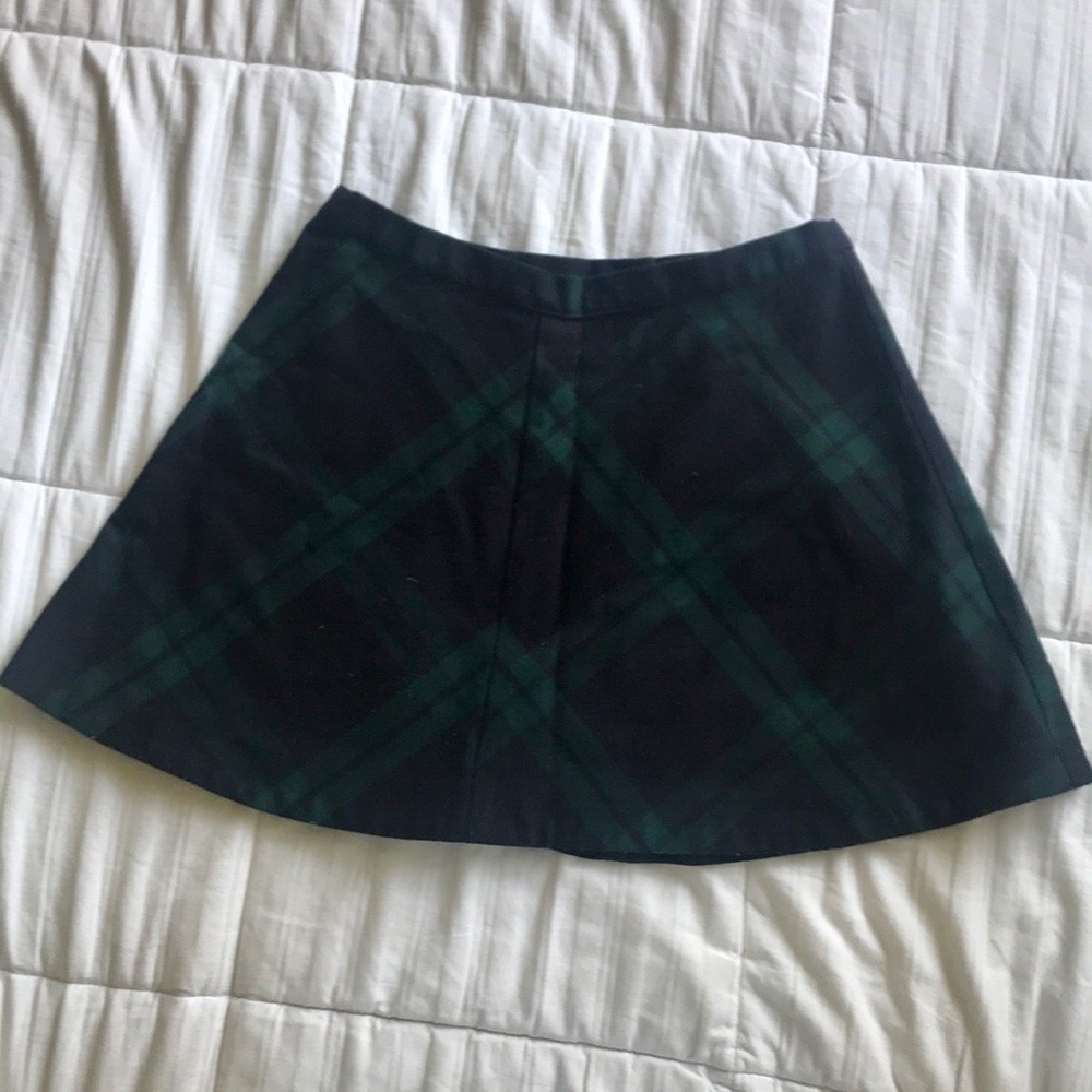 Silence + Noise Plaid Mini Skirt